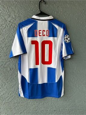 Deco Porto Retro Jersey 2004 Final Blue Men size
